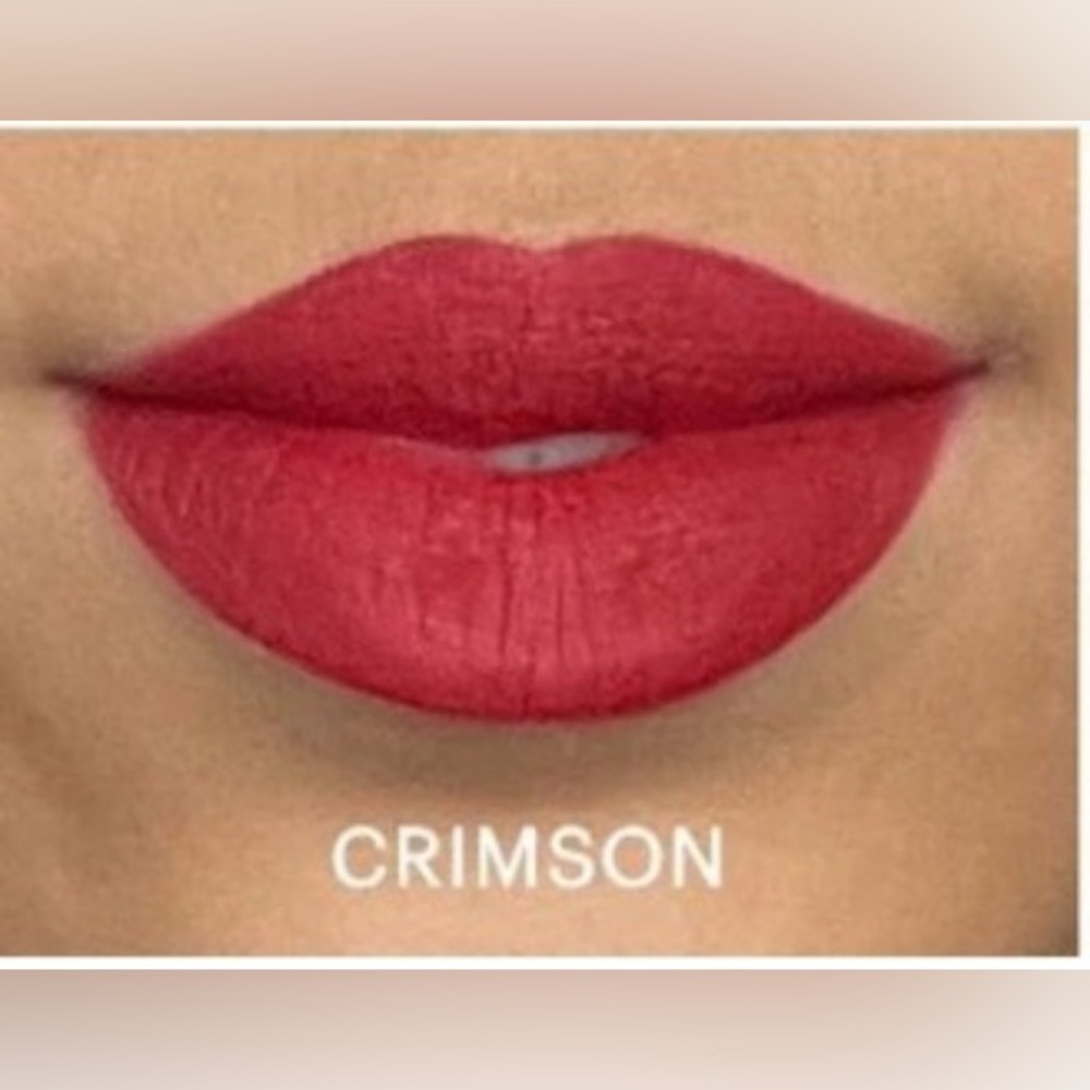 Lip Crayon Suede Matte Shade Crimson Glo Skin Beauty NIB